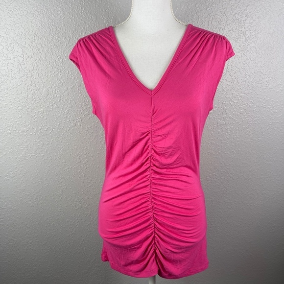 Pink Blouse with ruching - Picture 10 of 11